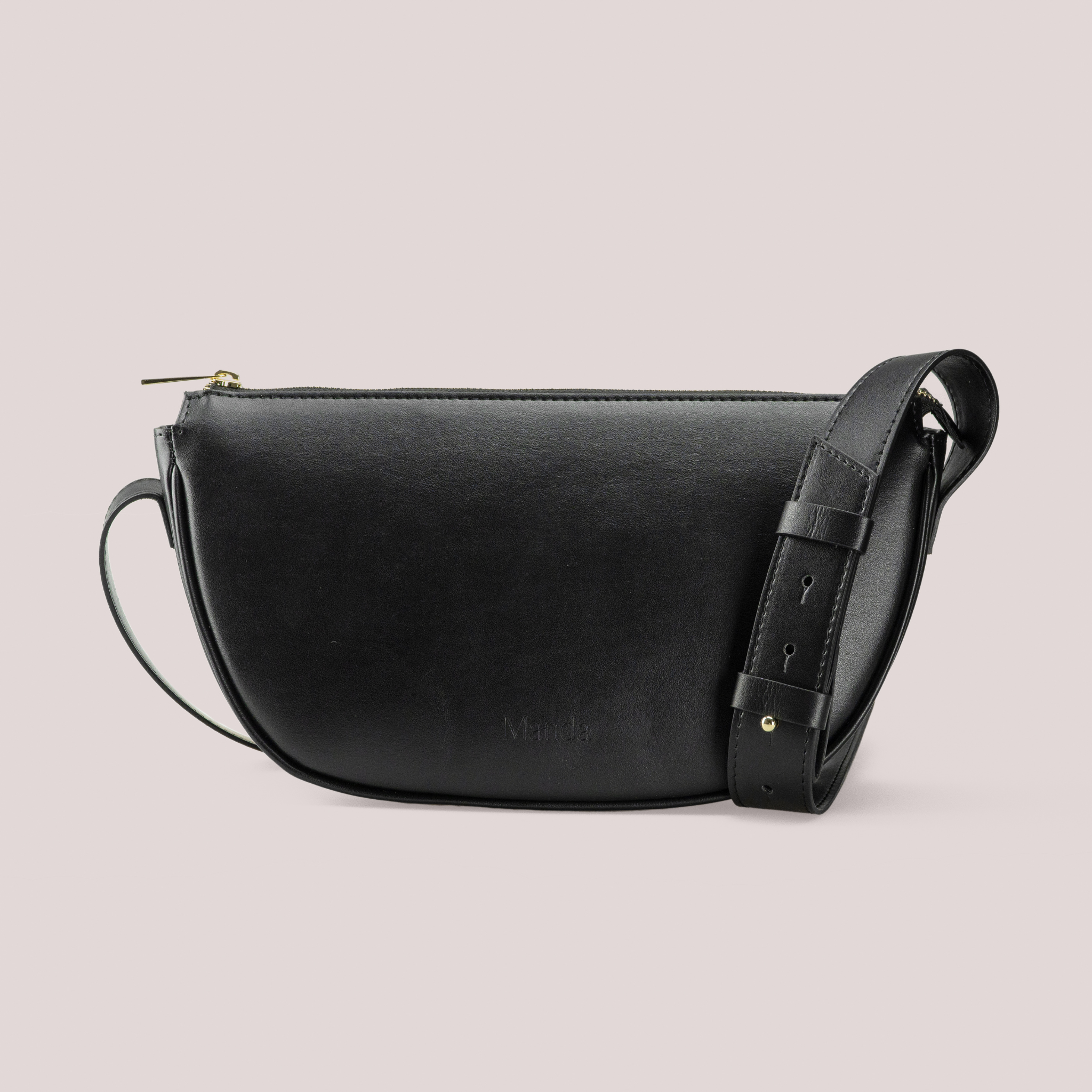 Halfmoon bag Black